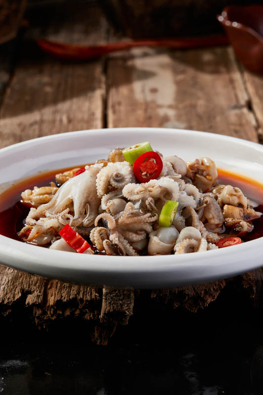 生淹海鲜小八爪图片