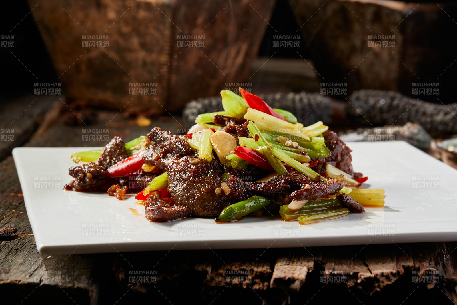 湘味小炒猪肝图片