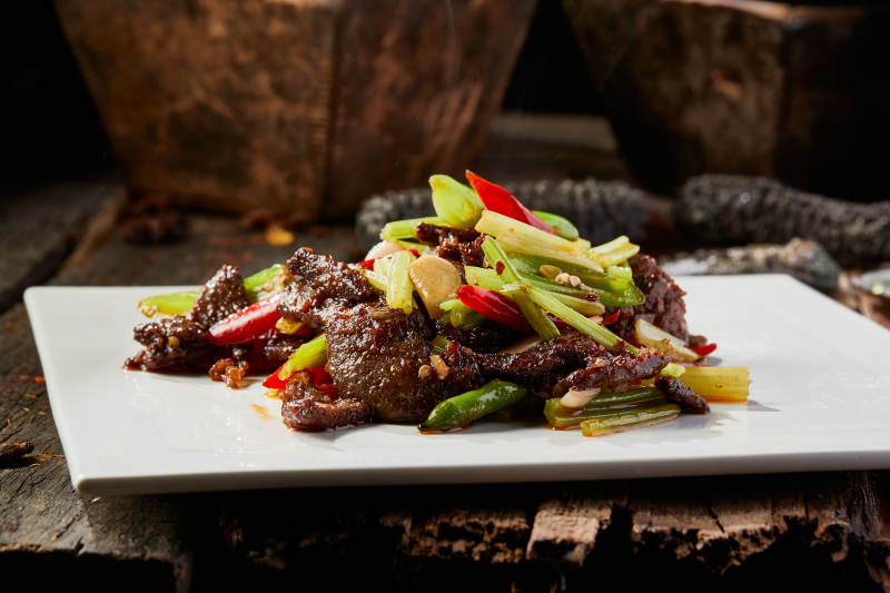 湘味小炒猪肝图片