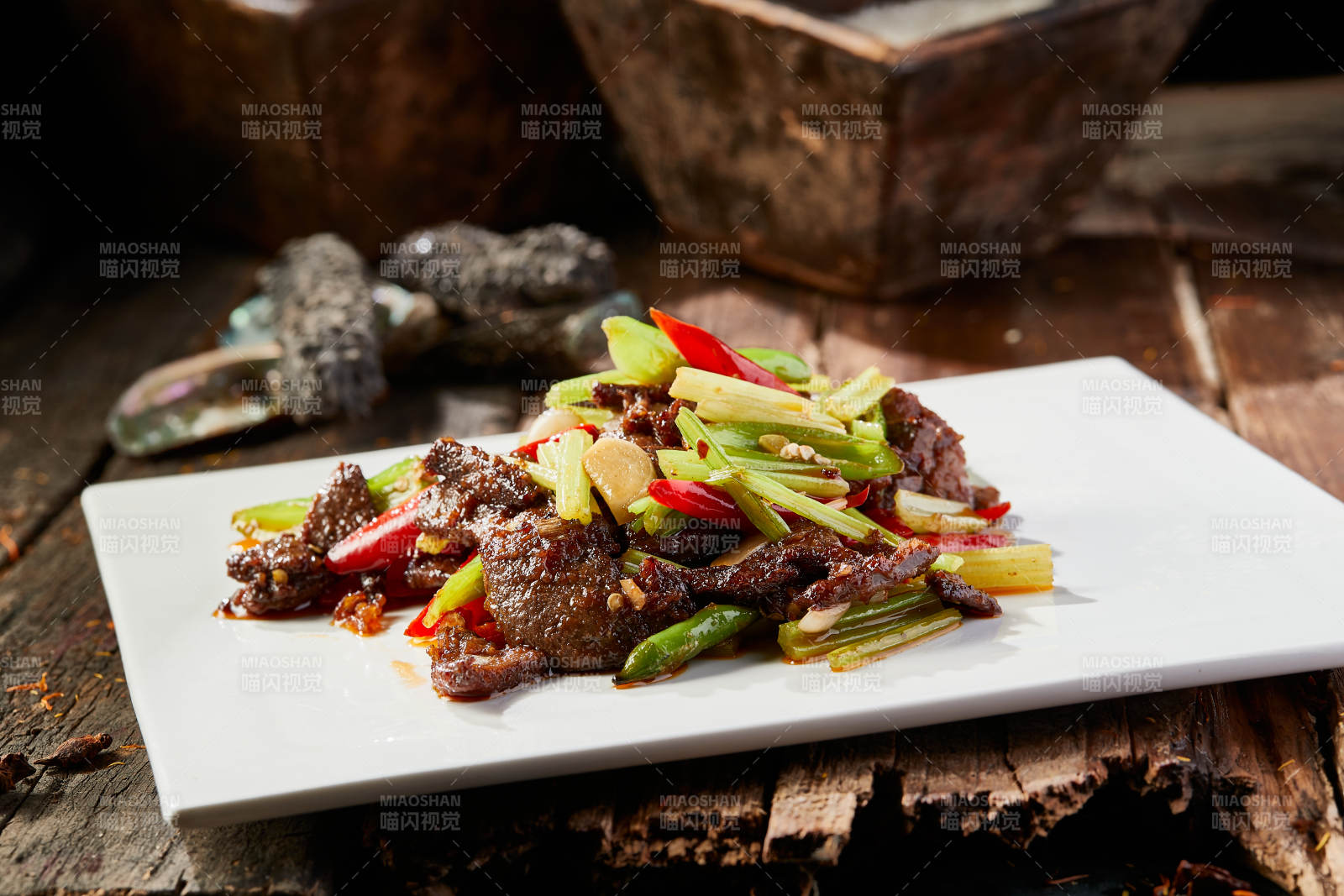 湘味小炒猪肝图片