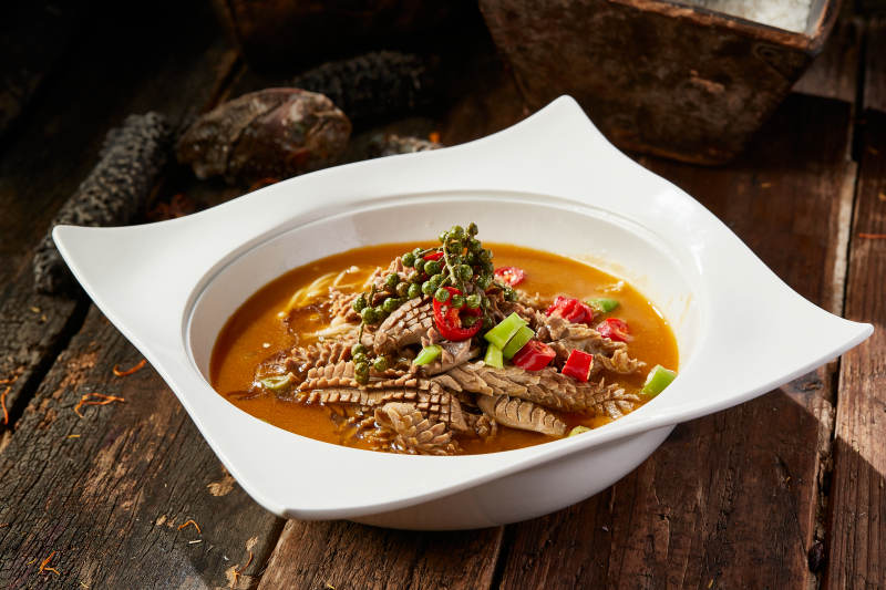 椒麻酸汤猪腰花图片