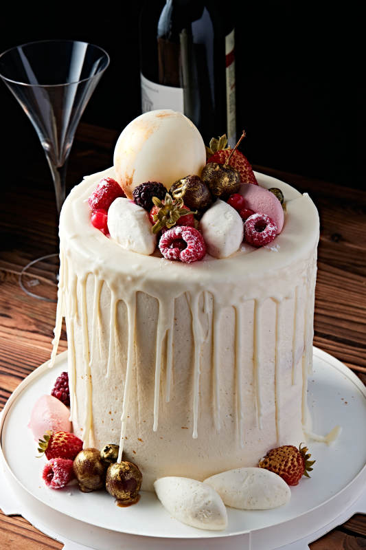 鲜果法式高级奶油慕斯生日婚礼蛋糕图片