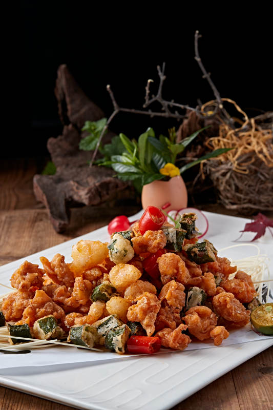 干炸秋葵掌中宝图片