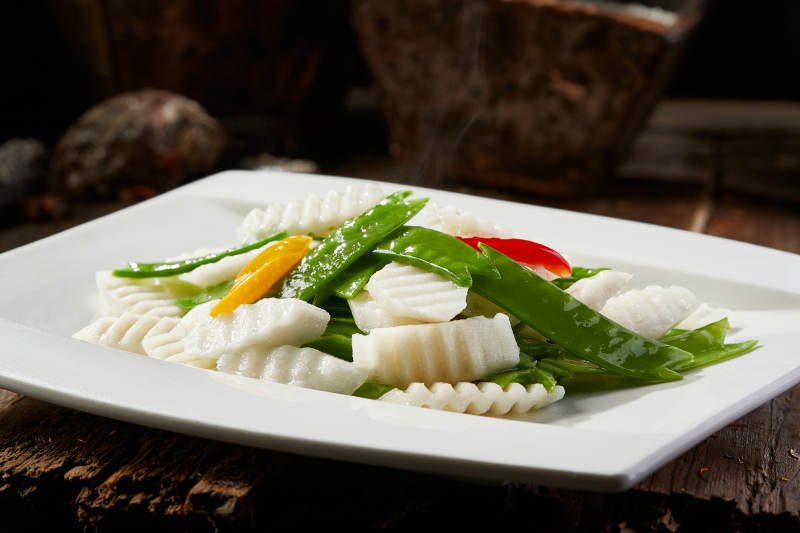 简版粤菜荷塘月色图片