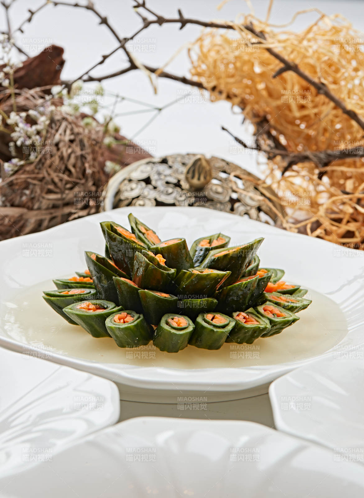 制作精美的艺术凉菜图片