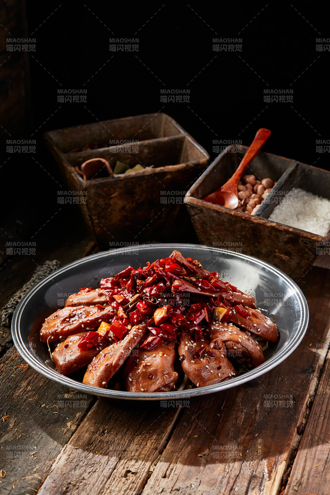 干锅香锅辣鸭头图片