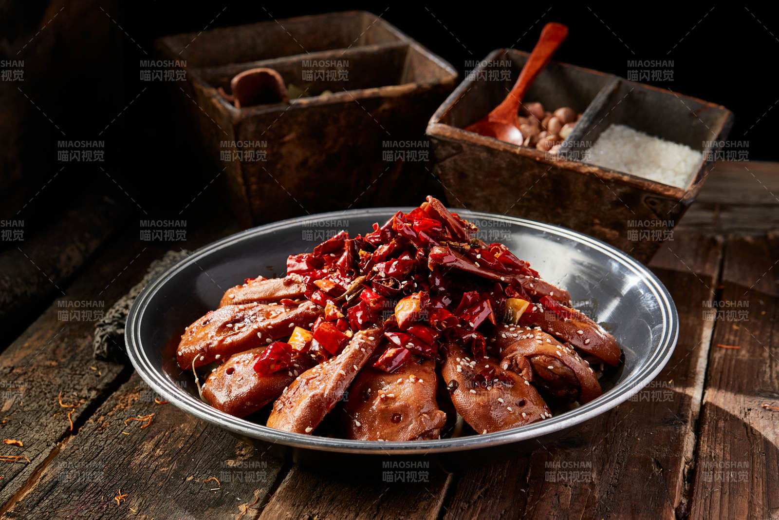 干锅香锅辣鸭头图片