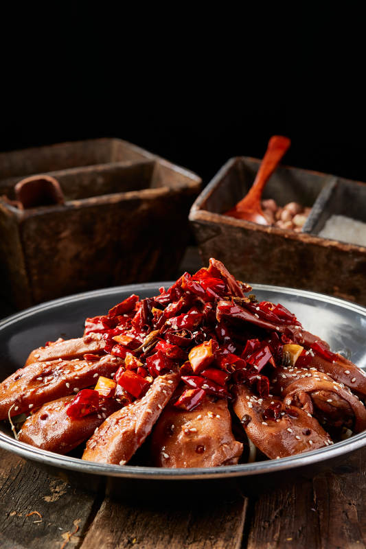 干锅香锅辣鸭头图片