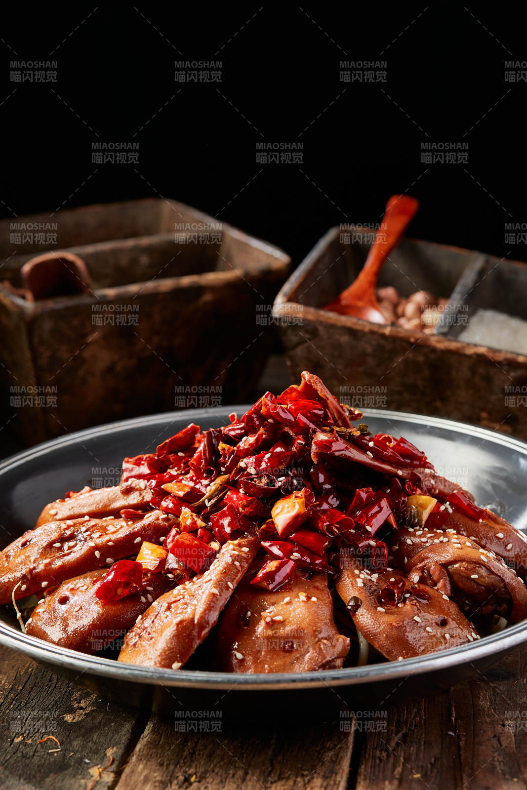 干锅香锅辣鸭头图片