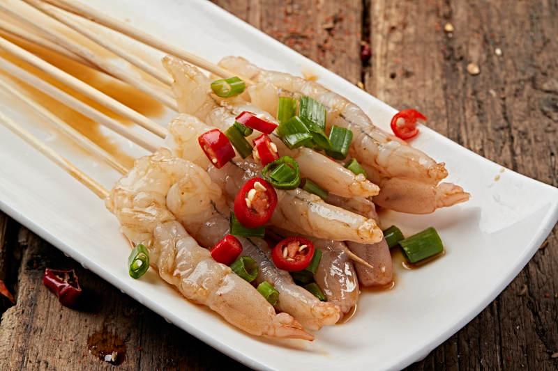 成都串串北极甜虾图片