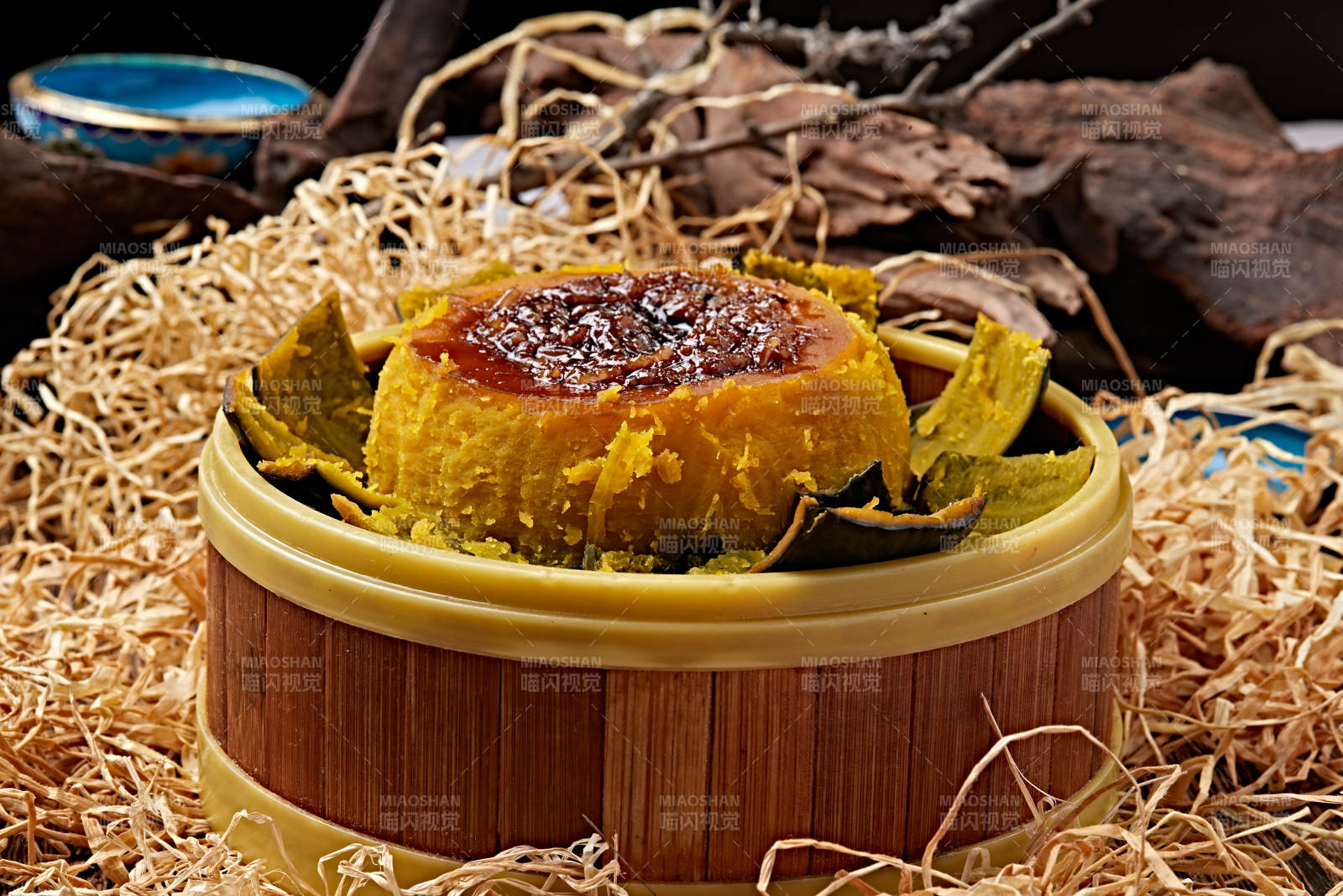 红糖糯米蒸小南瓜图片