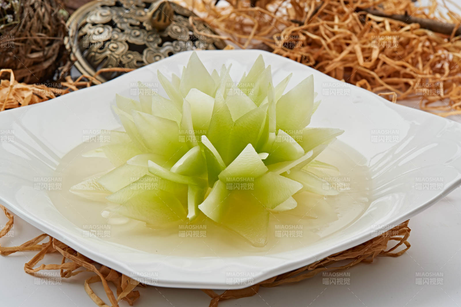 琼脂莲花白萝卜图片