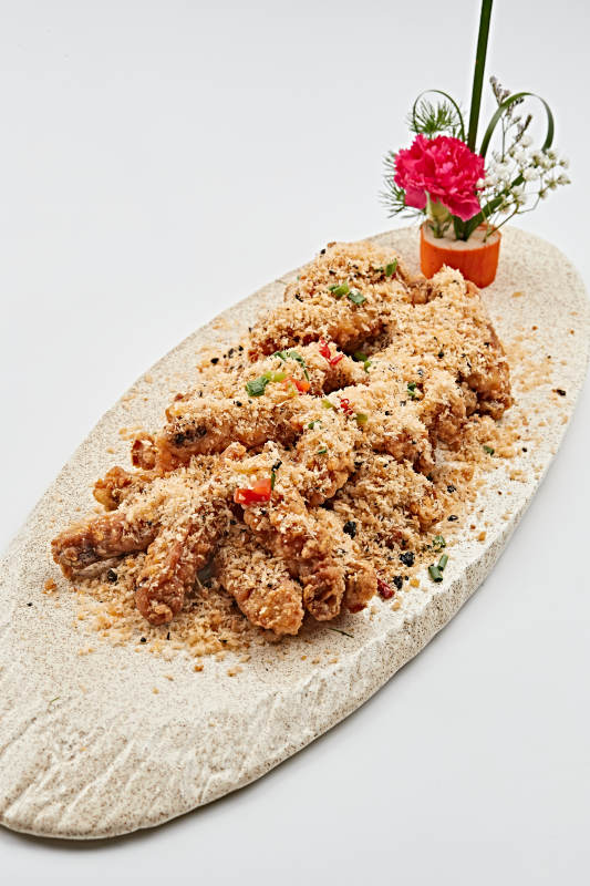 避风塘炸鸡翅图片