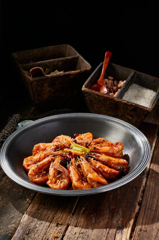 川味麻辣香锅虾图片