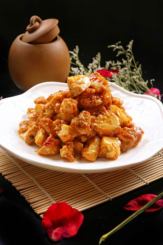 酱爆花椰菜图片