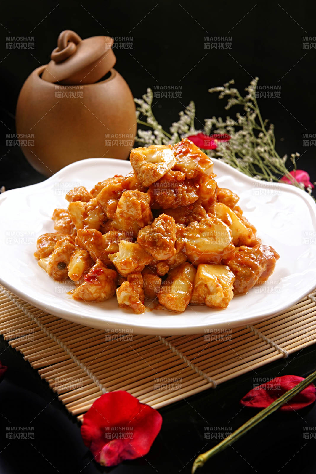 酱爆花椰菜图片