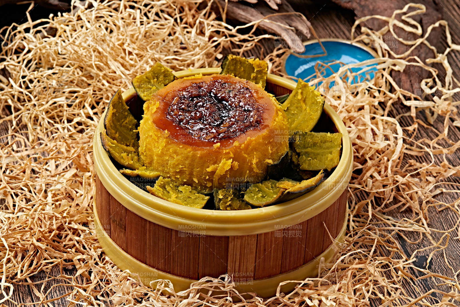 红糖糯米蒸小南瓜图片