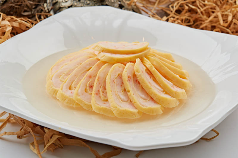 玉子烧虾仁蛋卷图片