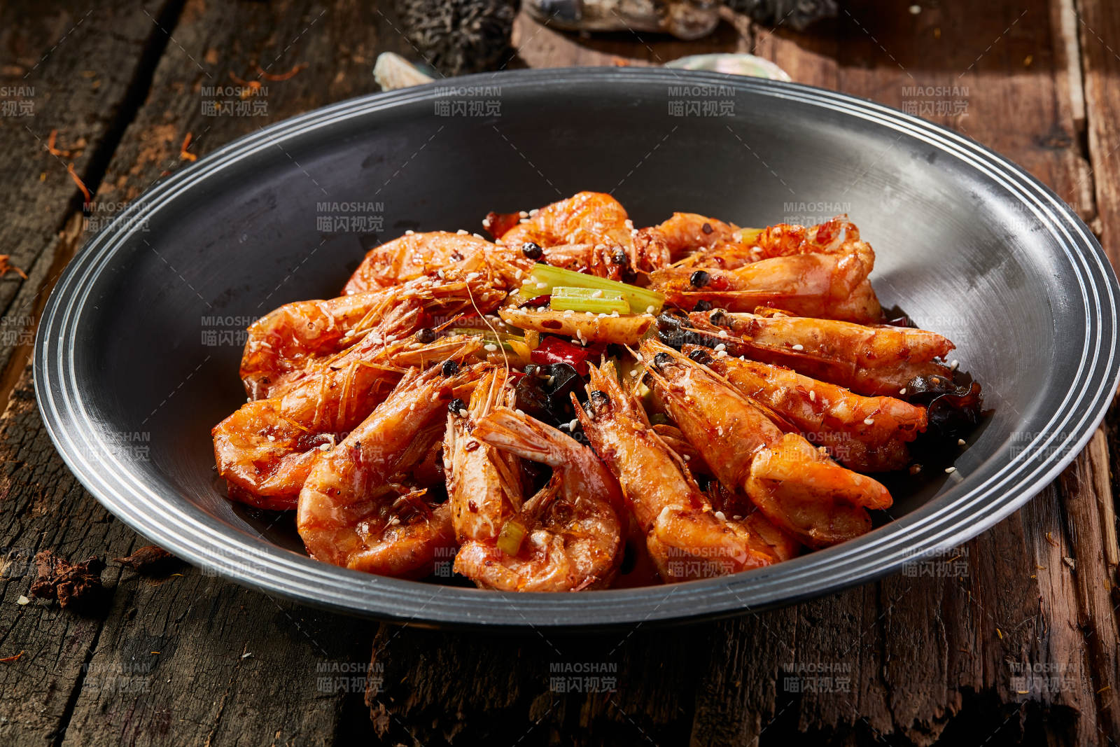 川味麻辣香锅虾图片