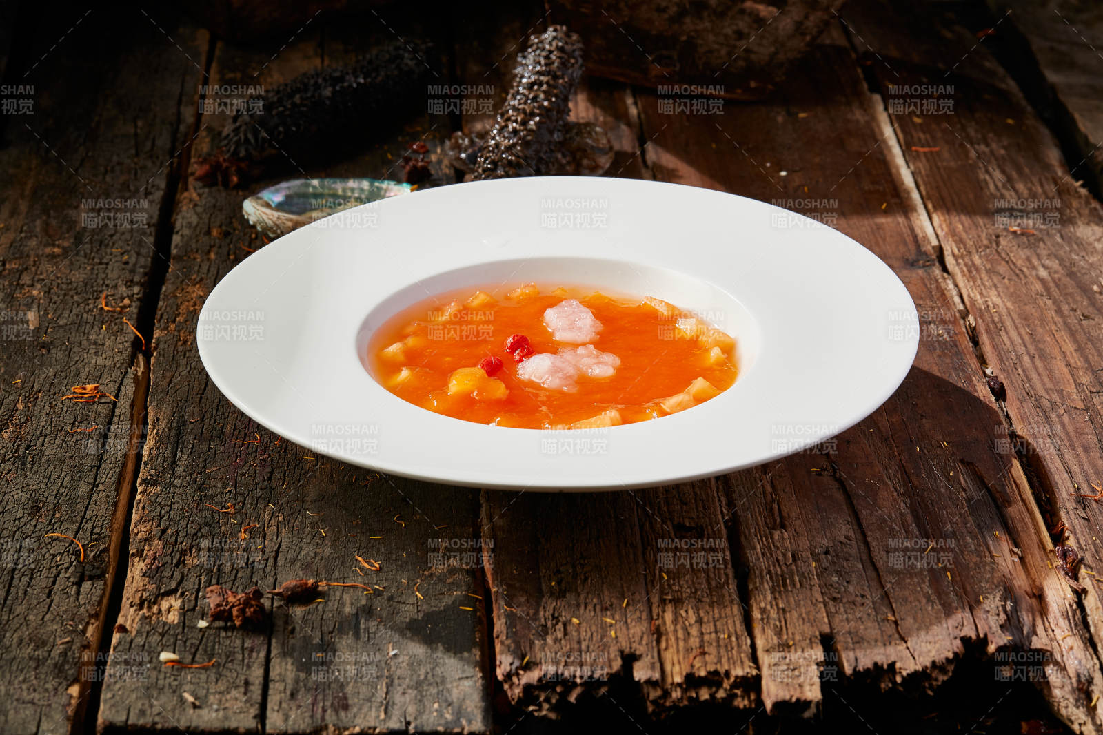 官府菜木瓜炖雪蛤图片