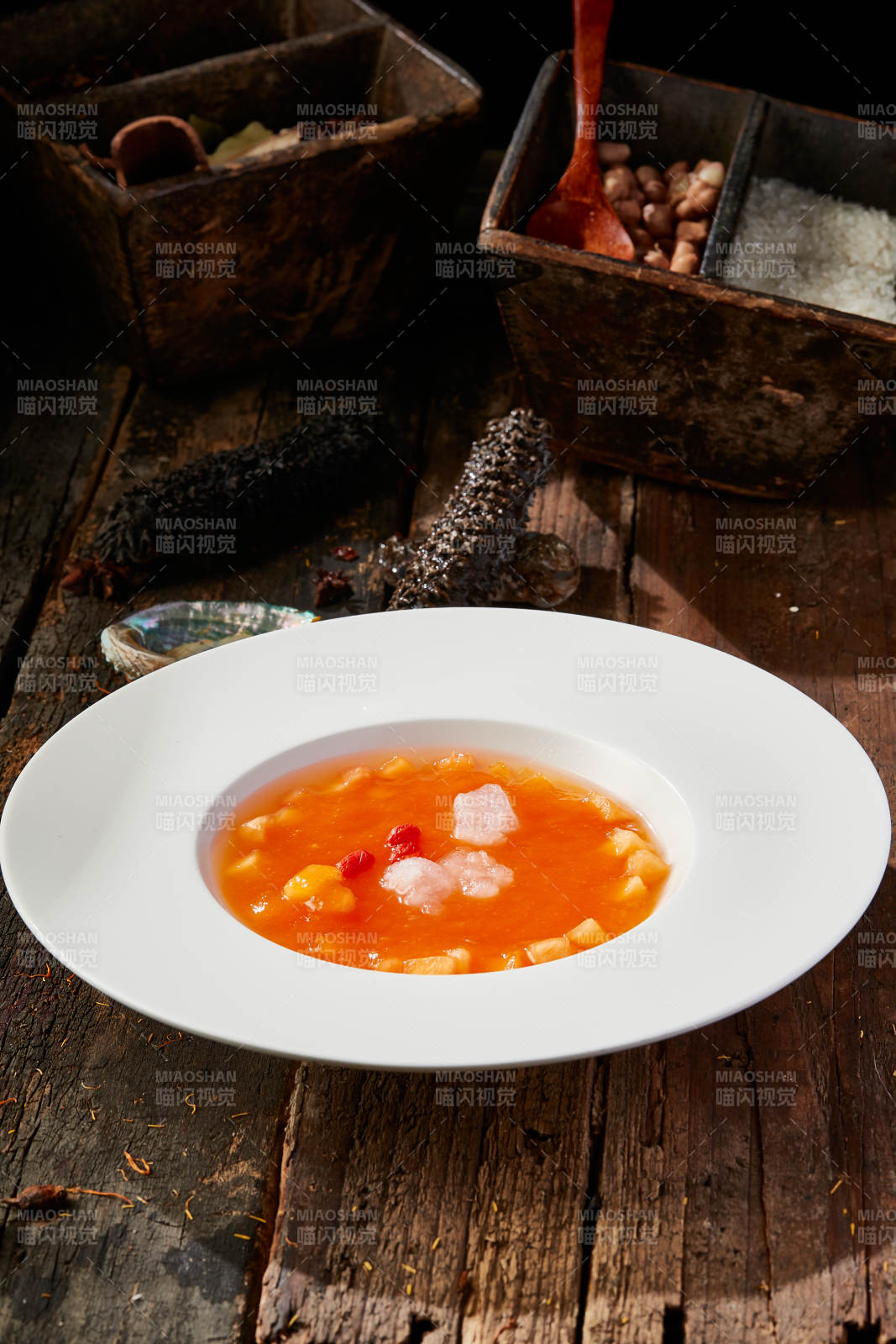 官府菜木瓜炖雪蛤图片