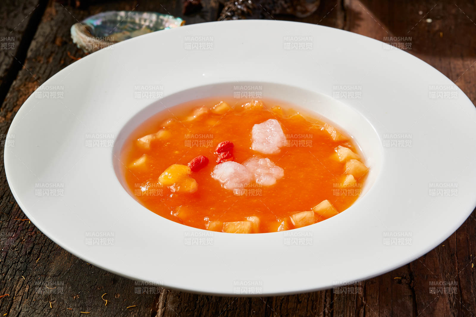 官府菜木瓜炖雪蛤图片