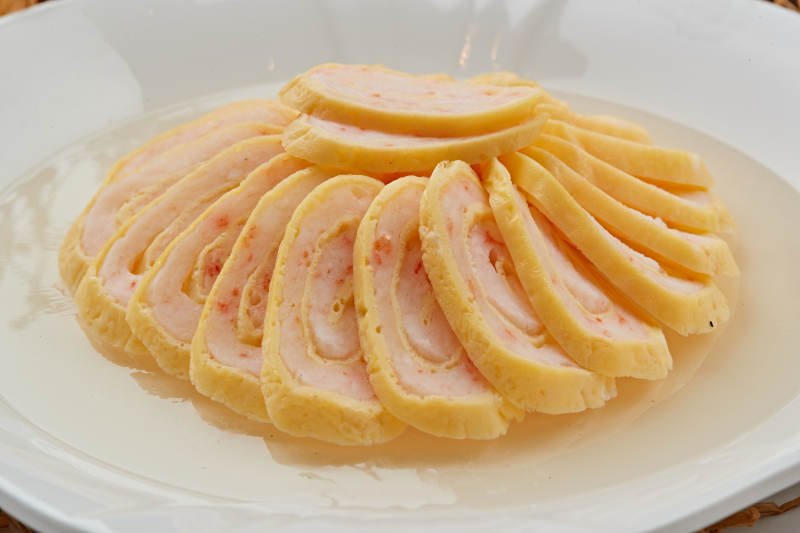 玉子烧虾仁蛋卷图片