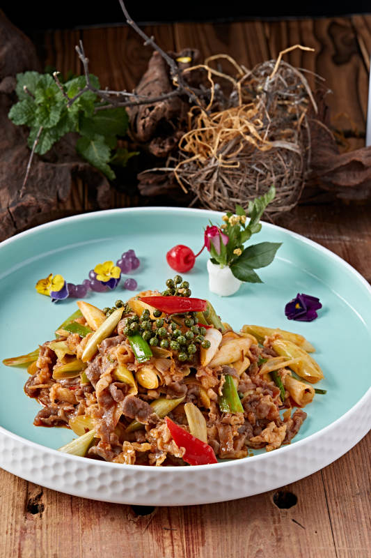 椒麻大葱爆羊肉图片