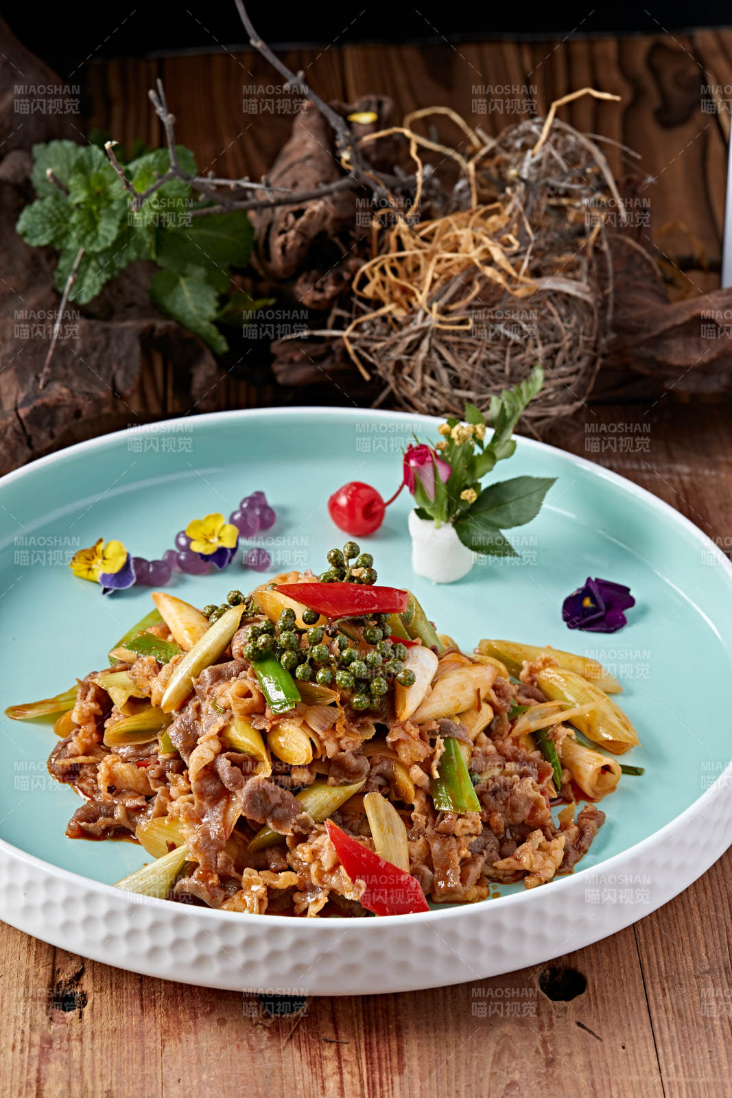 椒麻大葱爆羊肉图片