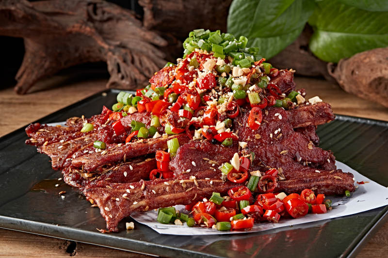 湘味米椒炸排骨图片