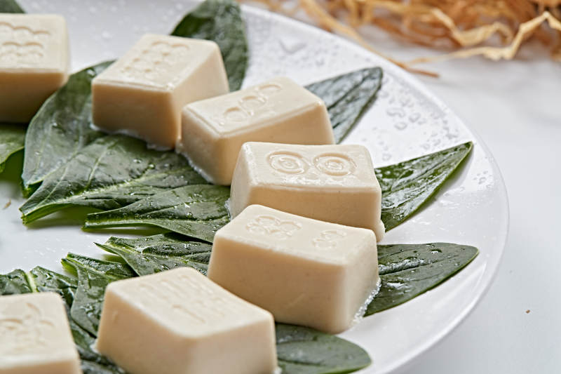 火锅食材麻将样式豆腐干图片