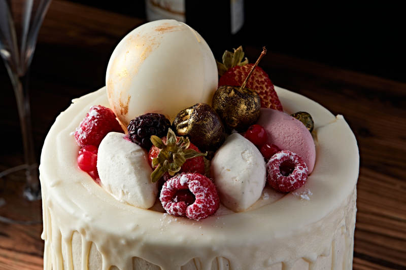 鲜果法式高级奶油慕斯生日婚礼蛋糕图片