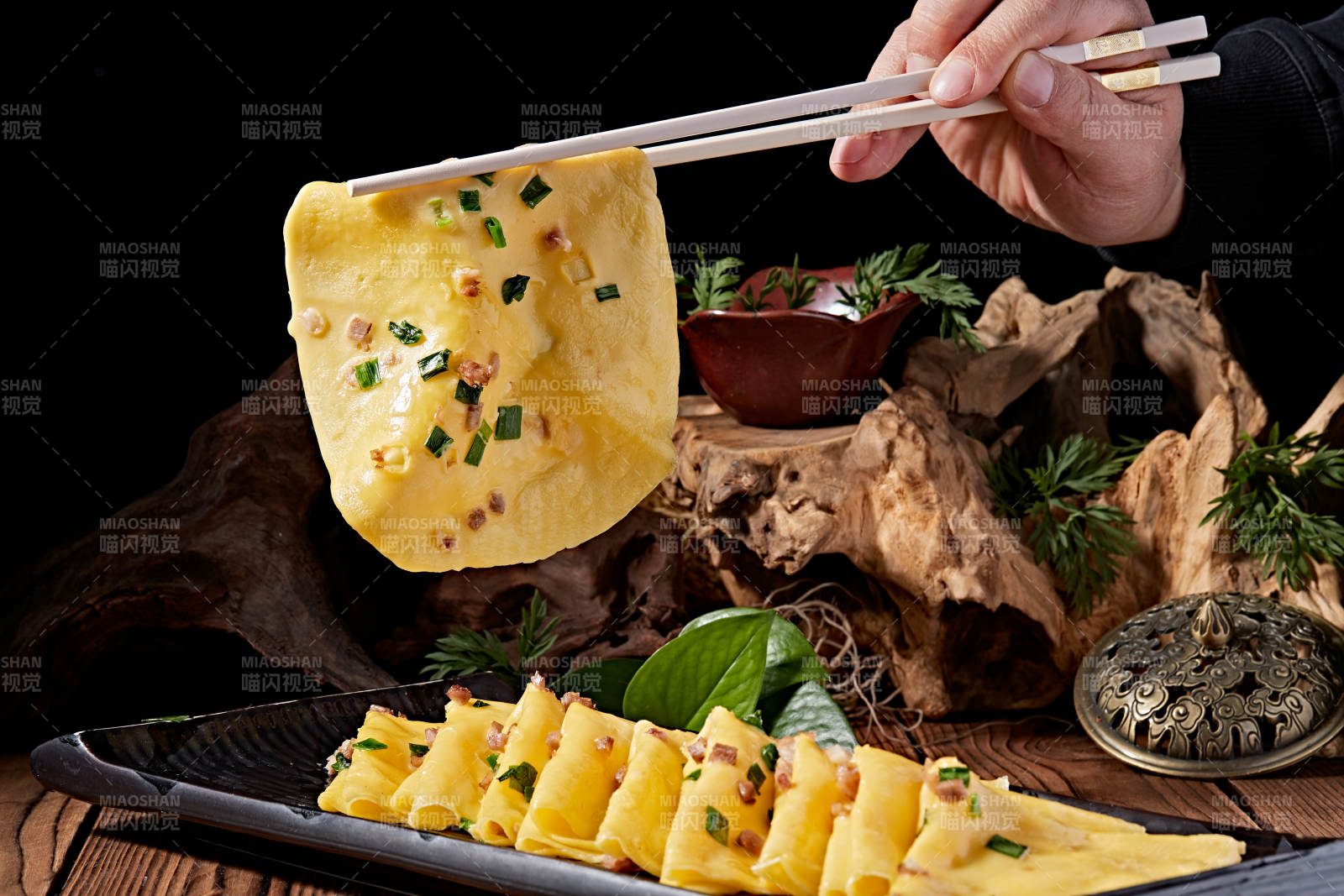 熏肉粗粮滩簧图片