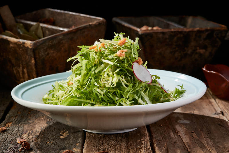 风味炝拌苦菊图片