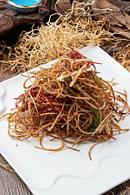 椒盐干炸海龙鱼图片