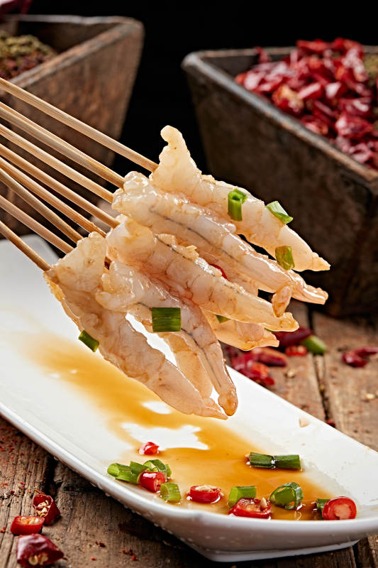 成都串串北极甜虾图片