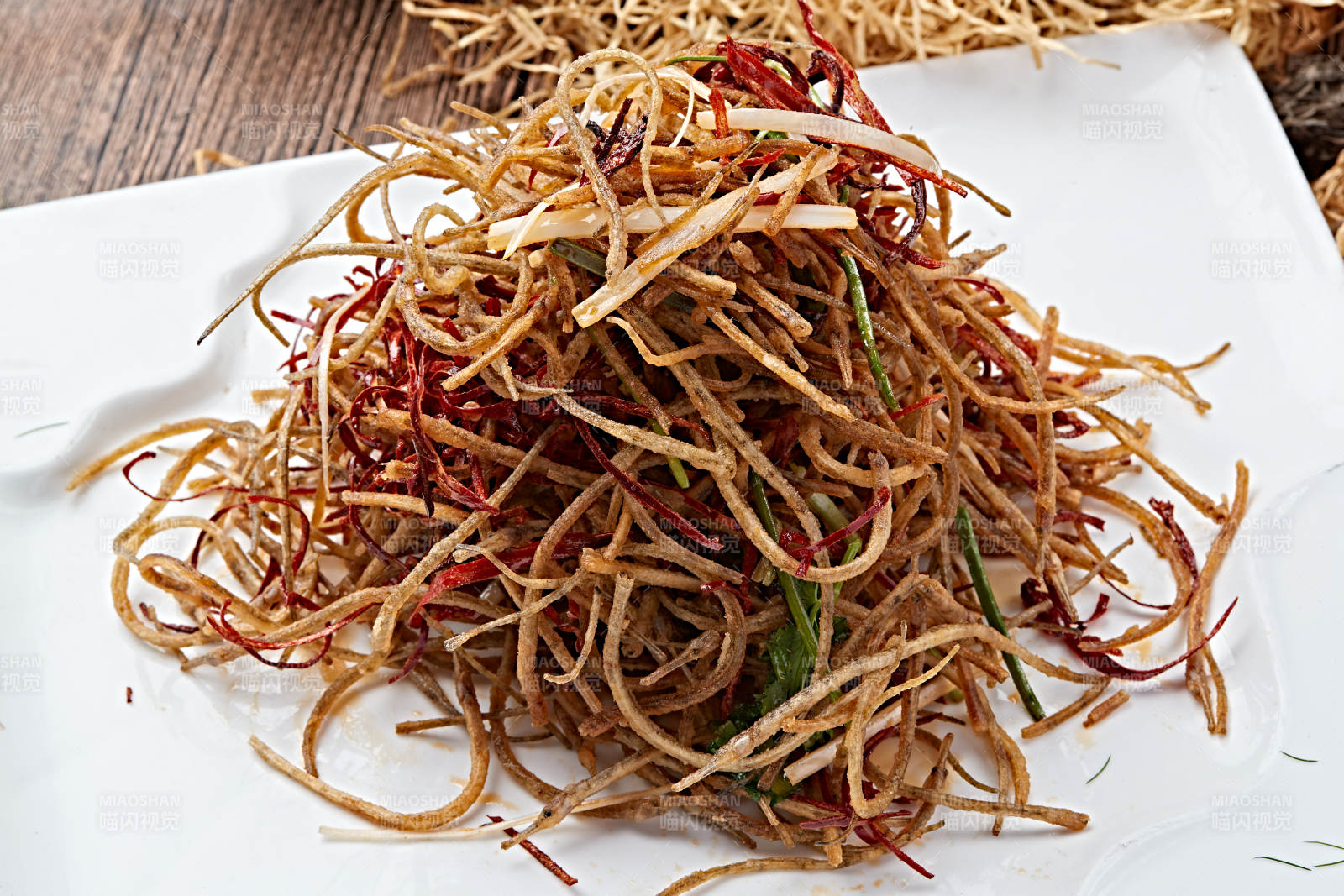 椒盐干炸海龙鱼图片