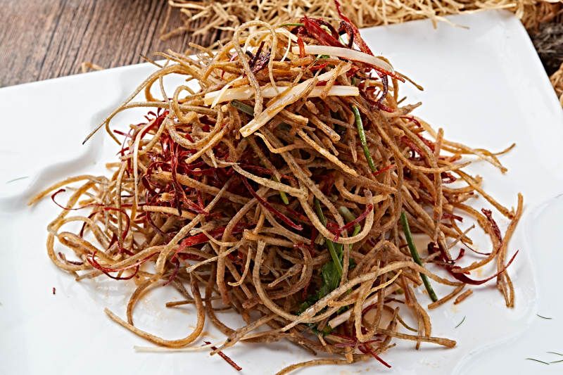 椒盐干炸海龙鱼图片