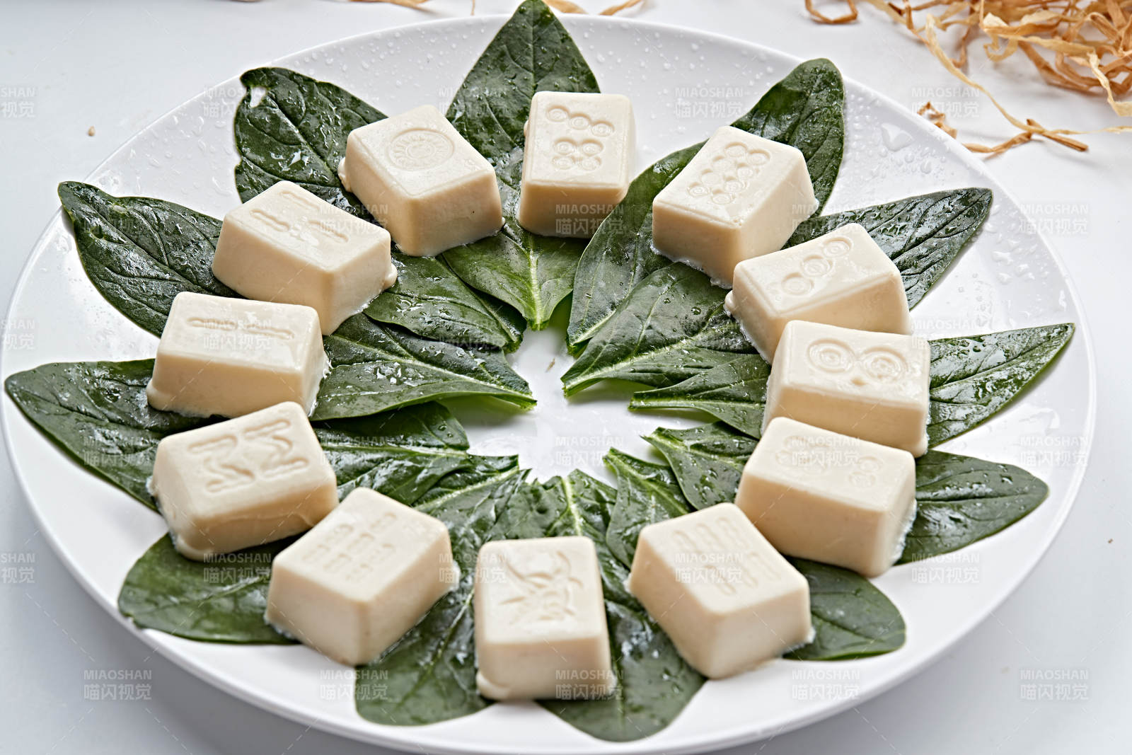 火锅食材麻将样式豆腐干图片