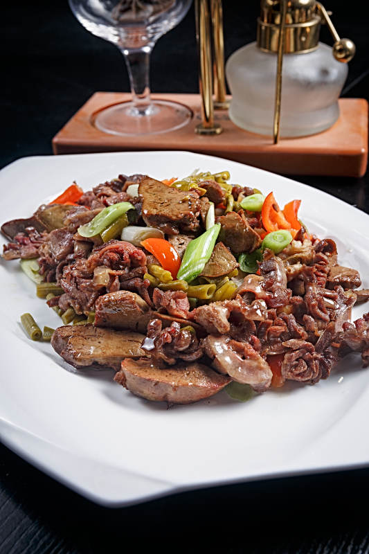 香辣火爆腰花图片