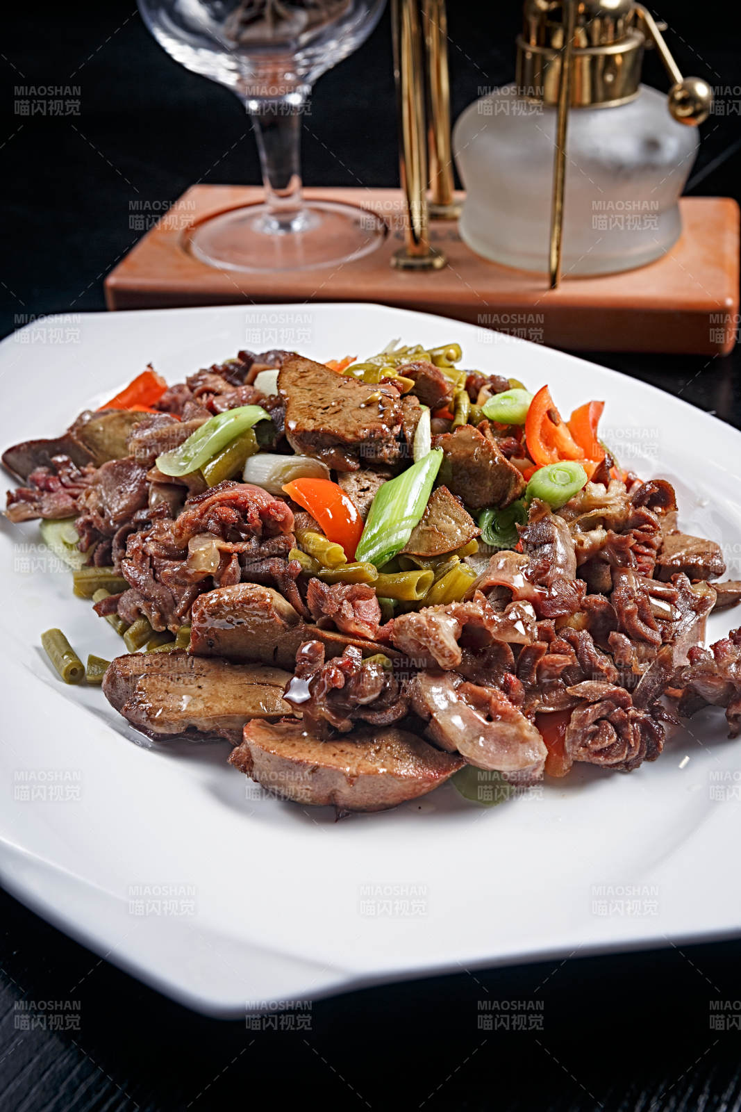 香辣火爆腰花图片