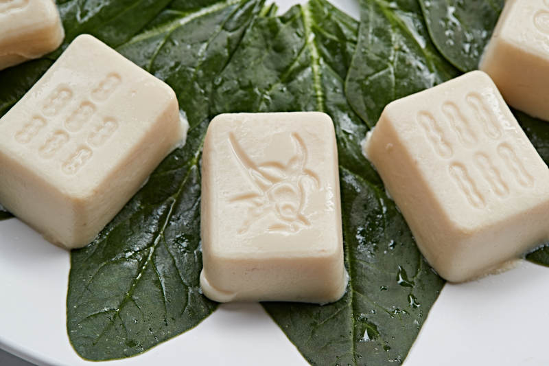 火锅食材麻将样式豆腐干图片