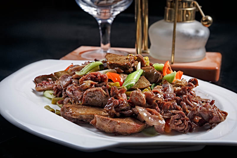 香辣火爆腰花图片