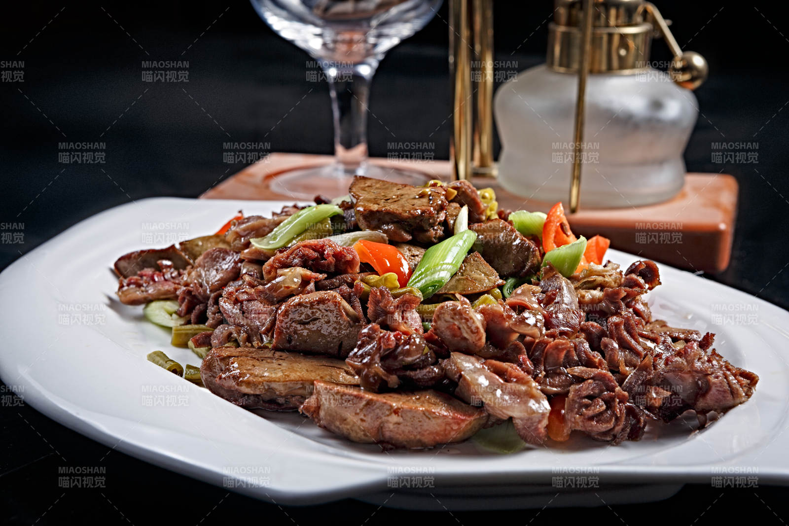 香辣火爆腰花图片