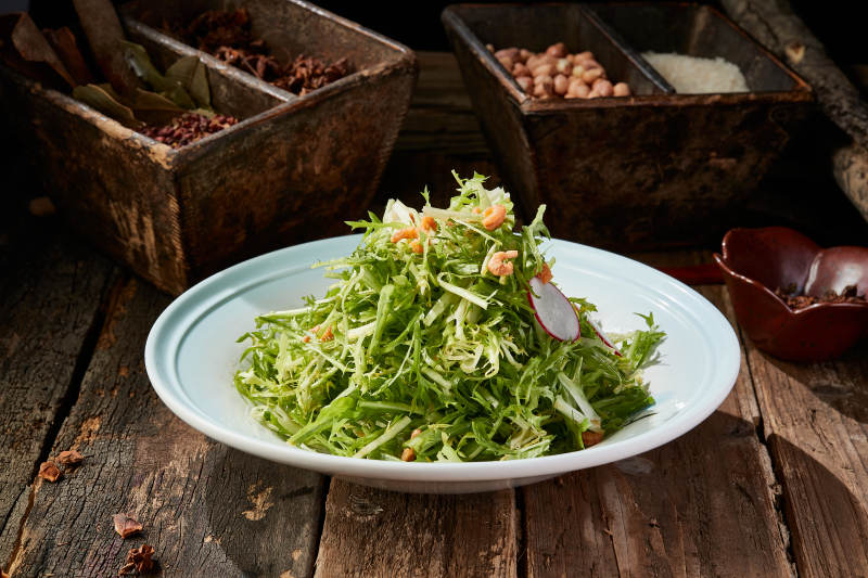 风味炝拌苦菊图片