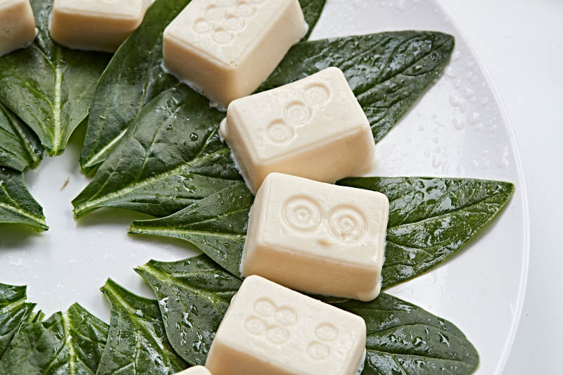 火锅食材麻将样式豆腐干图片