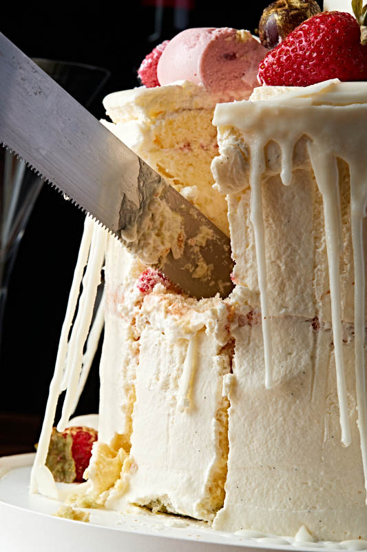 鲜果法式高级奶油慕斯生日婚礼蛋糕图片