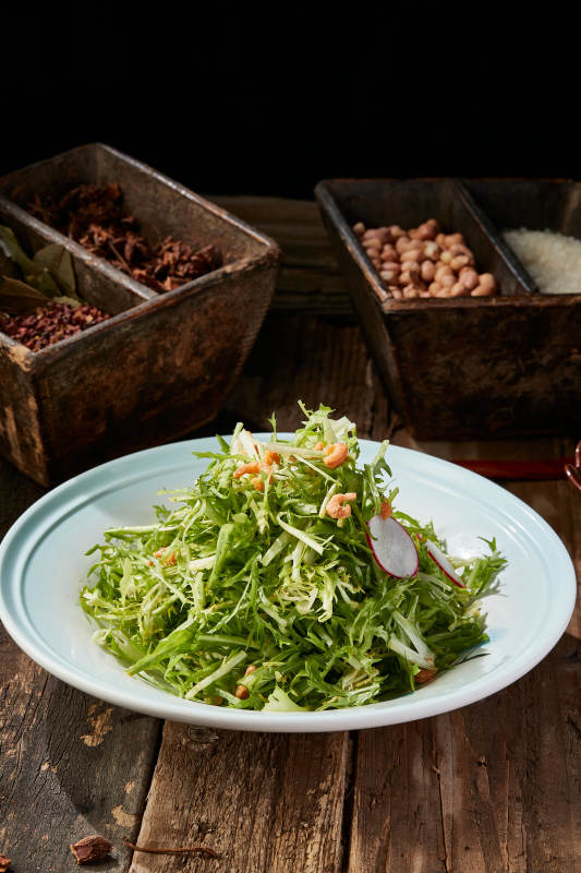 风味炝拌苦菊图片