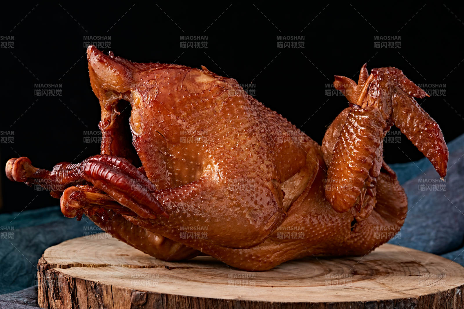 中餐美食熏酱烧鸡图片