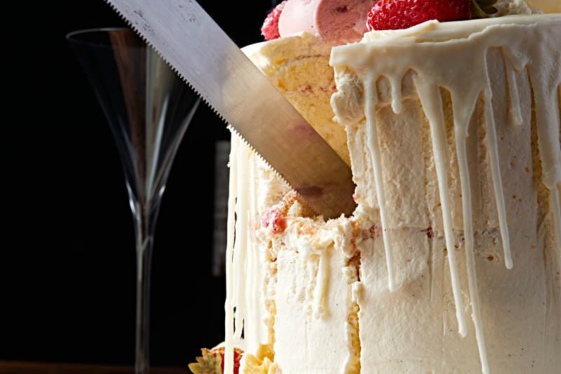 鲜果法式高级奶油慕斯生日婚礼蛋糕图片